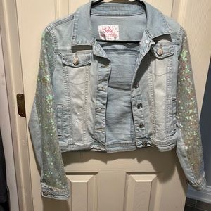 Justice jean jacket